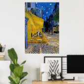 Poster Le Café Terrasse de Vincent Van Gogh (Bureau à domicile)