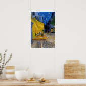 Poster Le Café Terrasse de Vincent Van Gogh (Cuisine)