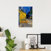 Poster Le Café Terrasse de Vincent Van Gogh (Bureau à domicile)