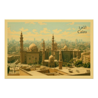 Poster Le Caire - Égypte