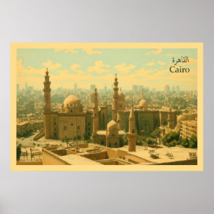Poster Le Caire - Égypte