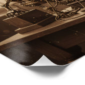 Poster Le calme avant la tempête numérique (Coin)