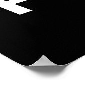 POSTER LE CALME EST MA SUPER PUISSANCE. (Coin)