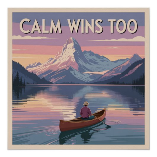 Poster Le calme gagne aussi (Devant)