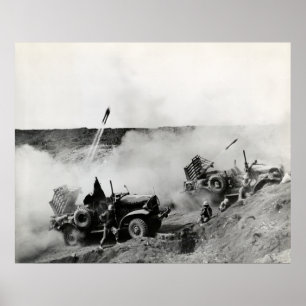 Poster Le camion marin des USA de 2ÈME GUERRE MONDIALE a