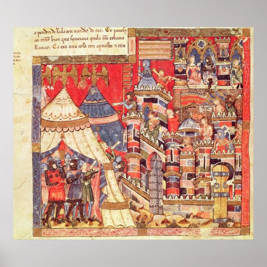 Poster Le camp grec et la ville de Troie (Devant)