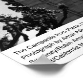 Poster Le Campanile de Plaza, UC Berkeley, 1964 (Coin)