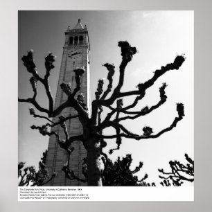 Poster Le campanile de Plaza, Uc Berkeley, 1964