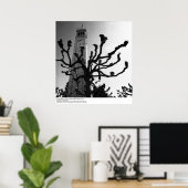 Poster Le Campanile de Plaza, UC Berkeley, 1964 (Bureau à domicile)