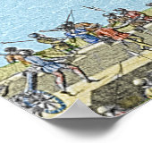 Poster Le campement des forces anglaises (Coin)