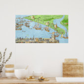 Poster Le campement des forces anglaises (Cuisine)