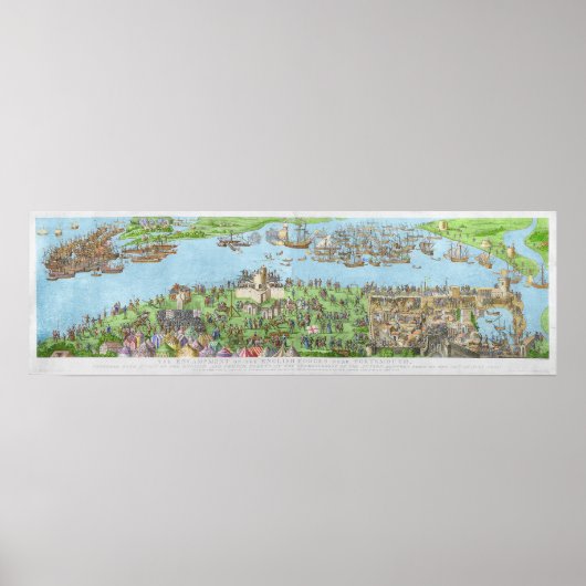 Poster Le campement des forces anglaises (Devant)