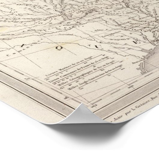 Poster Le Canada et les États-Unis (Coin)