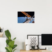 Poster Le Canadarm2 et les ailes de panneaux solaires (Bureau à domicile)