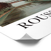 Poster Le canal par Henri Rousseau (Coin)