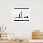 Poster Le canard et le kangourou (Cuisine)