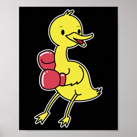 Poster Le Canard Fait La Boxe (Devant)