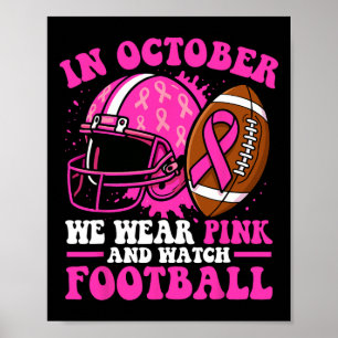 Poster Le Cancer Du Sein Chemises Femmes En Octobre Nous