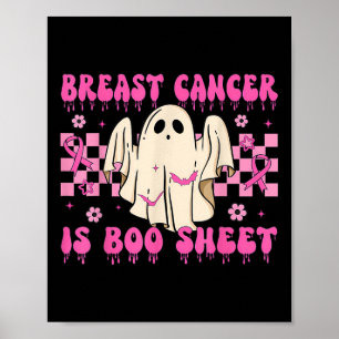 Poster Le cancer du sein est une feuille de bas Sensibili