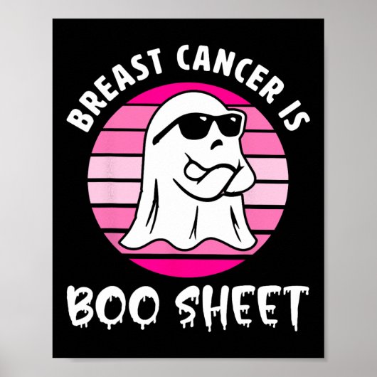 Poster Le cancer est une feuille de bas Halloween Cancer (Devant)