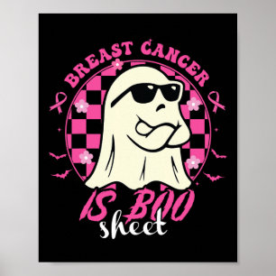 Poster Le cancer est une feuille de bas Halloween Cancer 