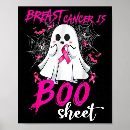 Poster Le cancer est une feuille de bas Halloween Cancer (Devant)