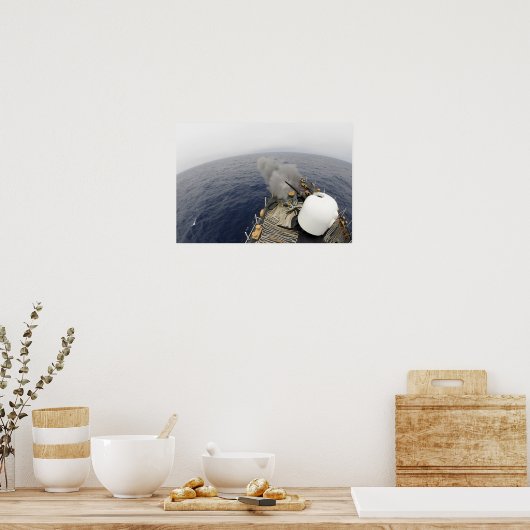 Poster Le canon MK-75 76mm (Cuisine)