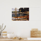 Poster Le canot, art de Tom Thomson, (Cuisine)