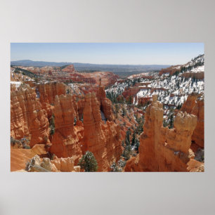 Poster Le canyon Fairyland au parc national Bryce Canyon