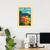 Poster Le Cap, Afrique du Sud (Bureau à domicile)