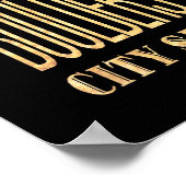 Poster Le Cap, Afrique du Sud (Coin)