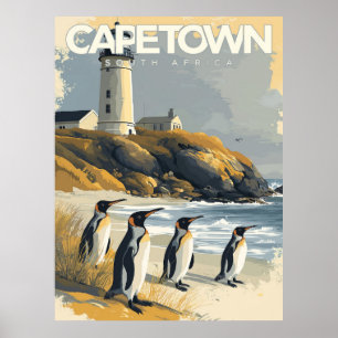 Poster Le Cap, Afrique du Sud