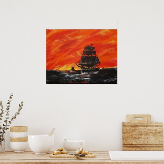 Poster Le capitaine (Cuisine)