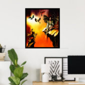 Poster Le capitaine du dragon (Bureau à domicile)