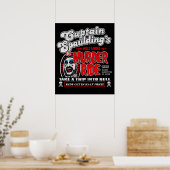 Poster Le Capitaine Spaulder Murder Ride (Cuisine)