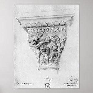 Poster Le capital qui illustre le vice du désespoir