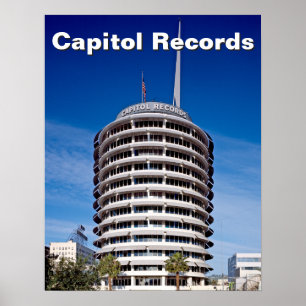 Poster Le capitol enregistre Hollywood la Californie