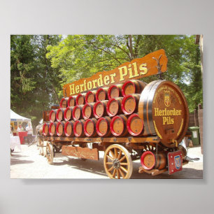 Poster Le car de bière