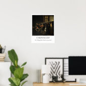 Poster Le Caravage — La Vocation de saint Matthieu (Bureau à domicile)