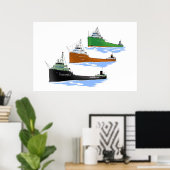 Poster Le cargo William P. Snyder Jr. (Bureau à domicile)