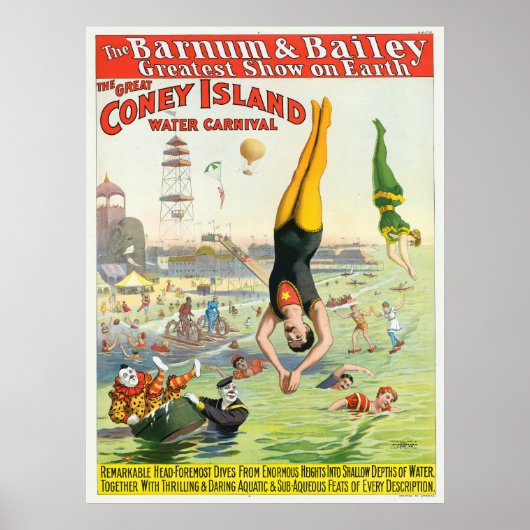 Poster Le Carnaval de la Grande île de Coney (Devant)
