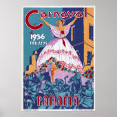 Poster Le carnaval de Panama (Devant)