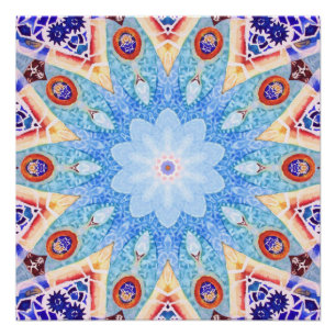 Poster Le Carrelage de Gaudi.