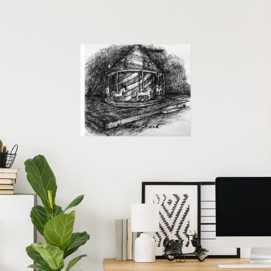 Poster le carrousel (Bureau à domicile)