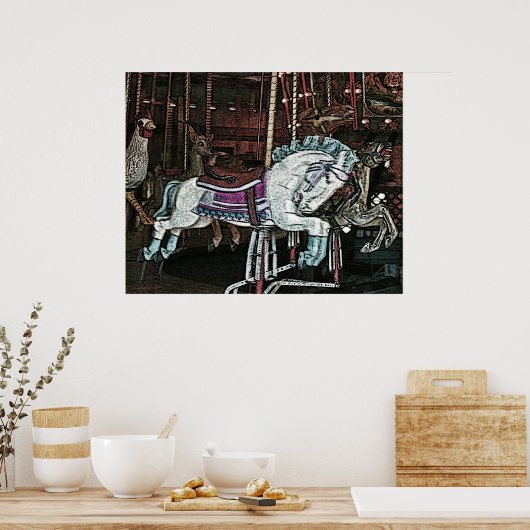 Poster Le carrousel (Cuisine)