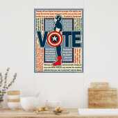 Poster Le casquette veut que vous votiez (Cuisine)