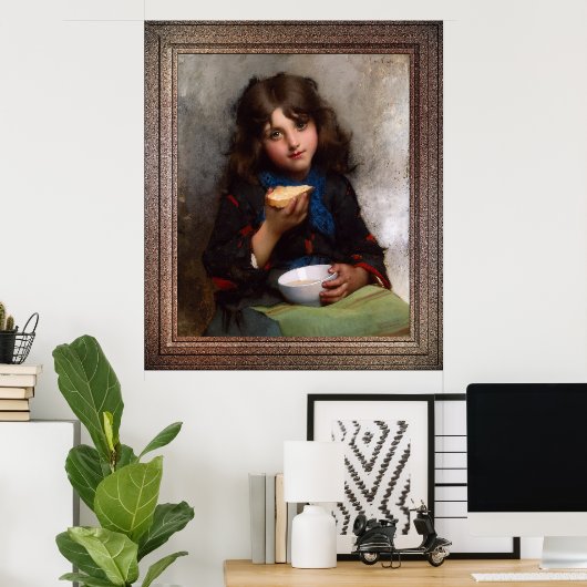 Poster Le Casse-Croûte par Léon-Jean-Basile Perrault (Bureau à domicile)