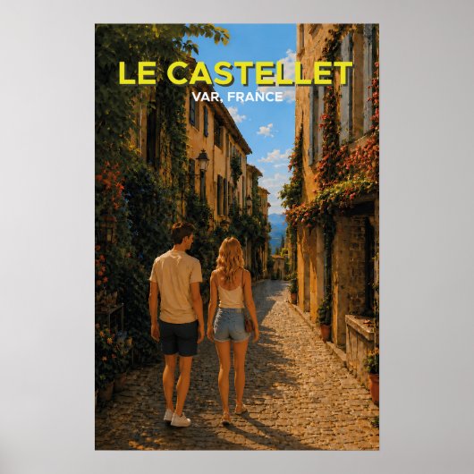 Poster Le Castellet (Devant)