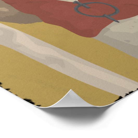 Poster Le Castor Sage (Coin)