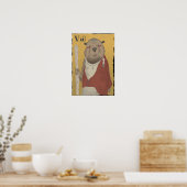 Poster Le Castor Sage (Cuisine)